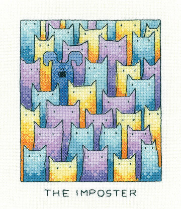 Heritage The Imposter Cross Stitch Kit - 9cm x 11.5cm