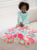 Confetti Color Blanket in Lion Brand Ice Cream- L40489 - Downloadable PDF