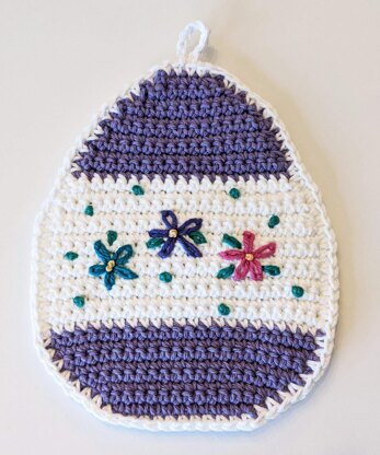 Easter Egg Potholder