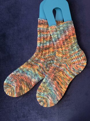 Twisty Trails Socks