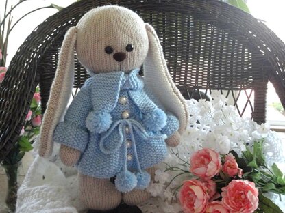 Pattern Knitted Bunny