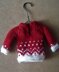 Christmas Tree Ornament Tiny Henley Raglan II