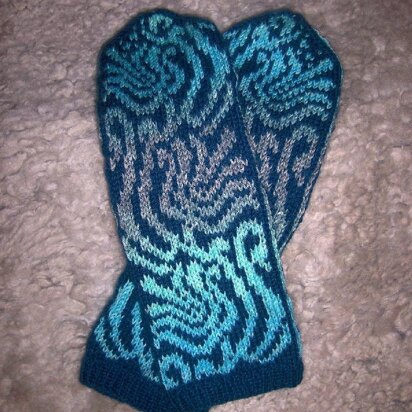 Art Nouveau Mittens