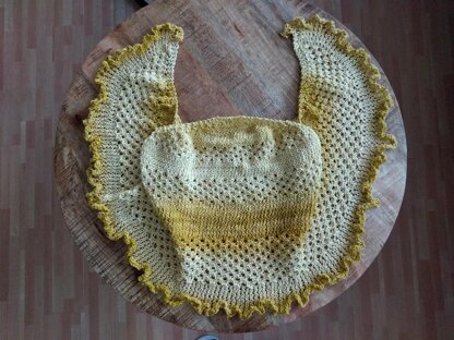 Lemon slice shawl