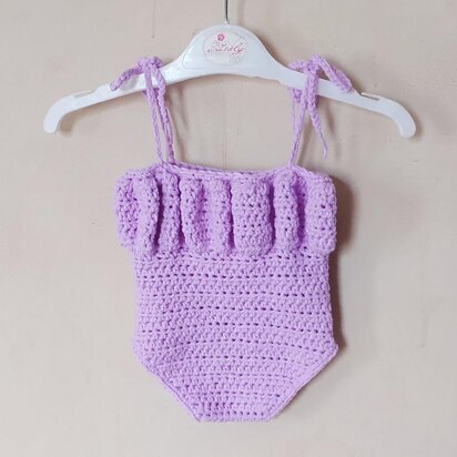 Crochet Baby Girl Romper