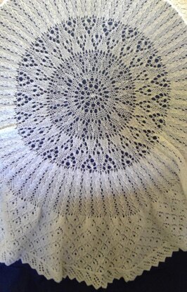 ‘YOU ARE MY SUNSHINE’ CIRCULAR BABY PI SHAWL