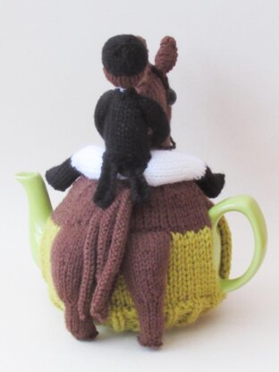 Dressage Horse and Rider Tea Cosy