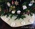 Poinsettia Christmas Tree Skirt