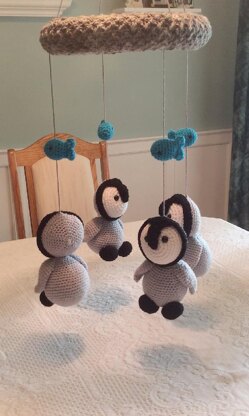 Baby Penguins Mobile