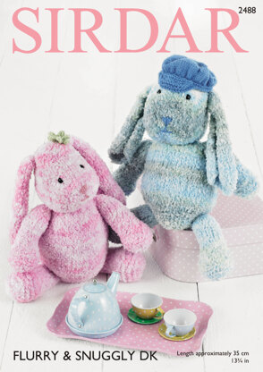 Bunny in Sirdar Flurry & Snuggly DK - 2488 - Downloadable PDF