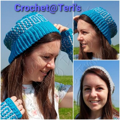 Happy Squares Mosaic Hat