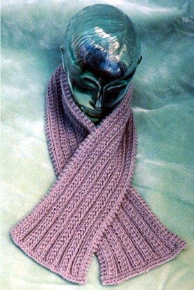 Man Neckscarf - - Knit ePattern