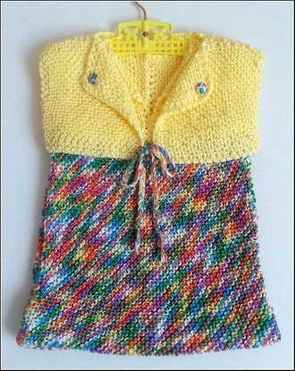 Toddler's Dress & Bolero (allsquareknits)