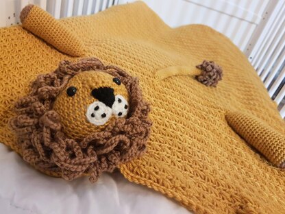 Lion clearance lovey blanket