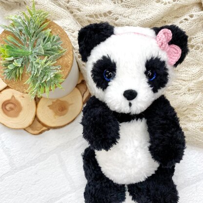 Cute teddy panda bear