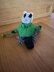 Mini Curling Badger Wearing Jumper/Hoodie Creme Egg/Ferrero Rocher/Lindor Chocolate Cover/Hanging Decoration Knitting Pattern