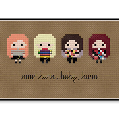 BLACKPINK - Playing With Fire Bite Size - PDF Cross Stitch Pattern