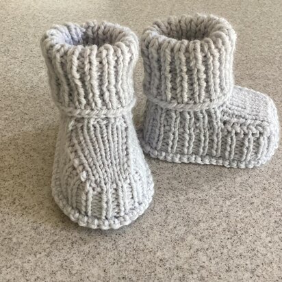 Baby Rib Booties Unisex