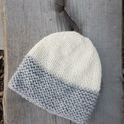Stylish Rib Hat - knitting pattern