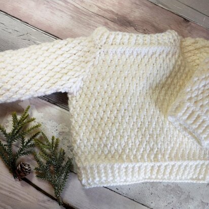 Alpine Frost Baby Sweater