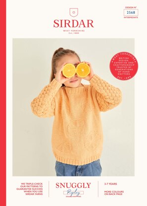 Citrus Jumper in Sirdar Snuggly Replay - 2568 - Downloadable PDF