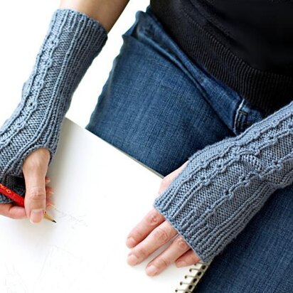 Aaron fingerless mitts