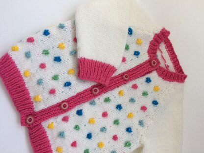 Polka Dot Knitting pattern by Daisy | LoveCrafts