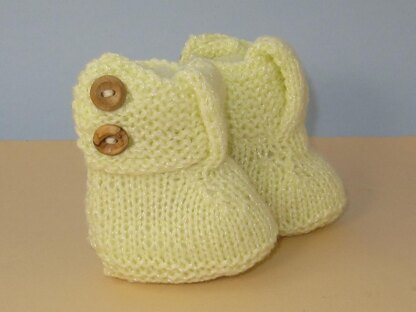 Easy Baby Big T Bar 2 Button Booties