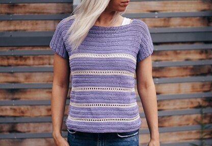 Riviera Top Crochet pattern by Tanya Eberhardt | LoveCrafts