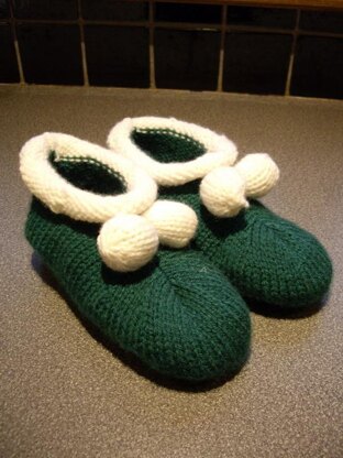 Adult Mistletoe Slippers