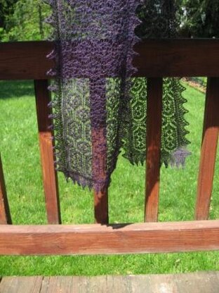 Many Shields Shetland Lace Scarf