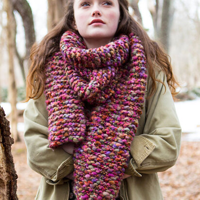 Wood Lily Scarf in Berroco Gusto PDF (Free)