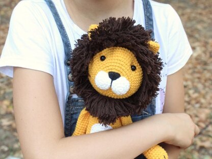 Lion toy crochet pattern amigurumi