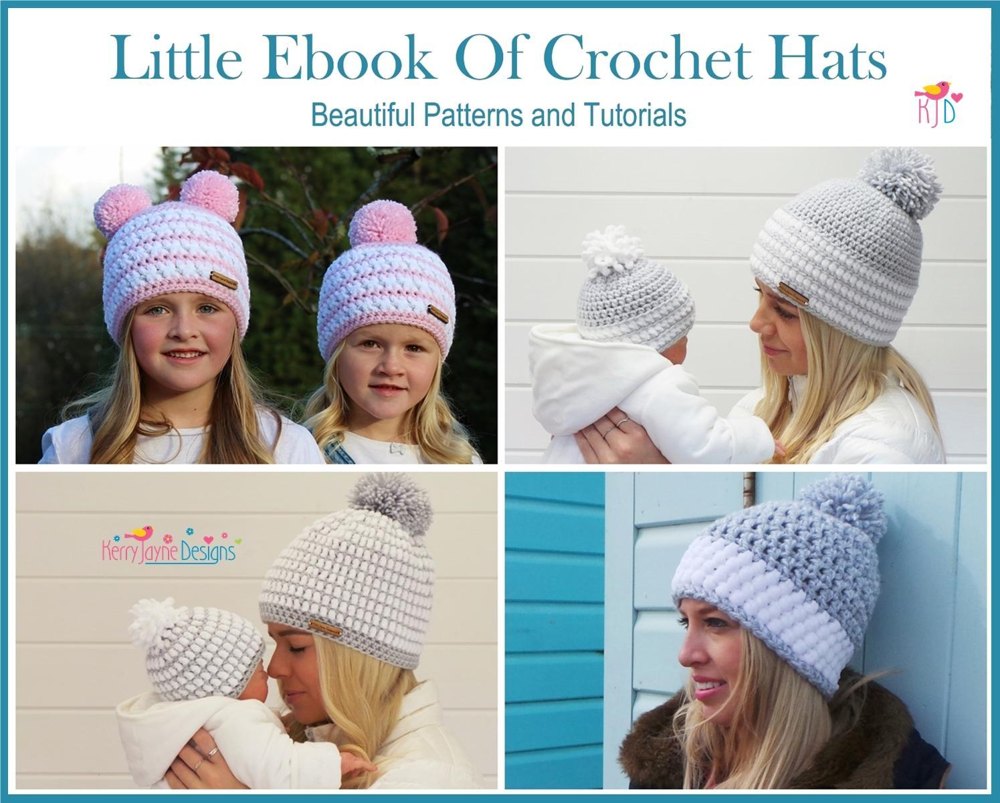 Baby Hat Ebook Crochet pattern by Kerry Jayne Designs LoveCrafts