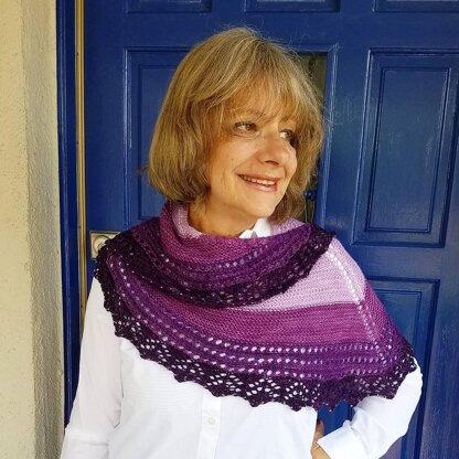 Celesta Crescent Shawl