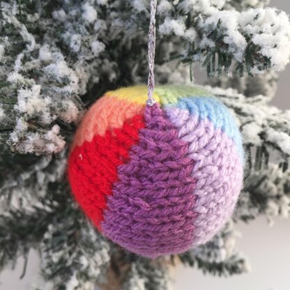 Rainbow Short Row Bauble