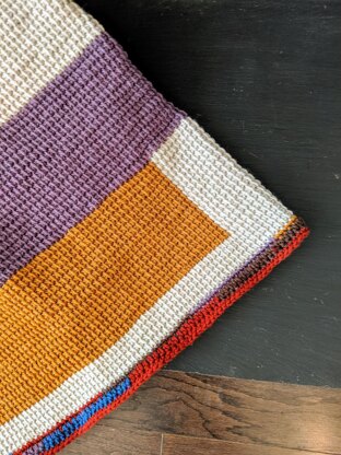 Stacked Blocks Quilt Afghan