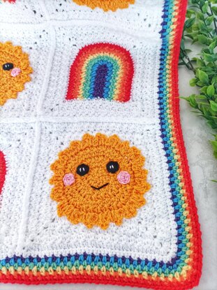 Rainbow Sunshine Blanket