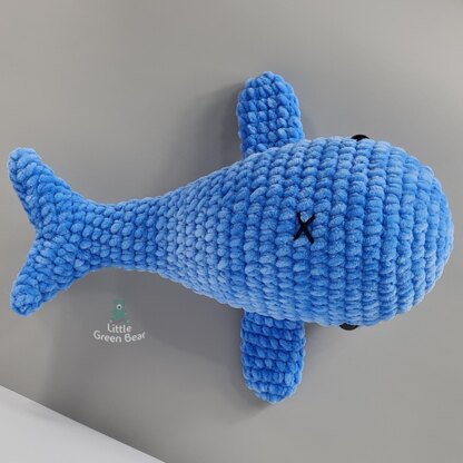 Wesley the Whale - US Terminology - Amigurumi