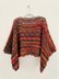 Fall-Winter Boho Layering Poncho: 2-in-1 Design