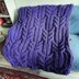 Chunky Woven Staghorn Cable Blanket