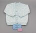 Lennon V neck cardigan baby kitting pattern 0-12mths