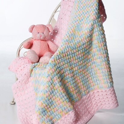 Clusters And Crosses Blanket in Bernat Baby Sport