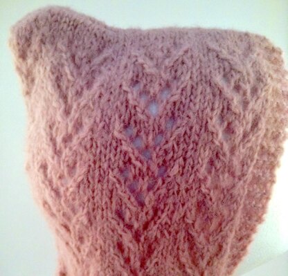 Lace Alpaca Hoodie Cowl