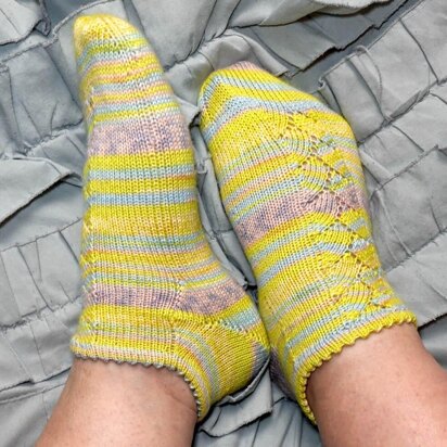 Toe Up Simple Socks No 5