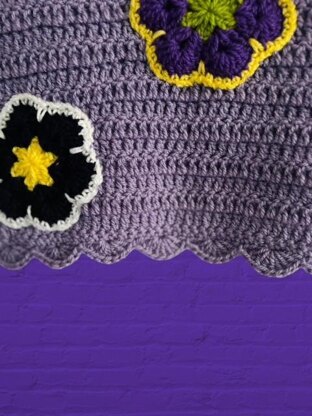 African Violet Crochet Cardigan