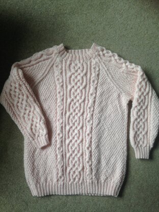 Women's Aran jumper