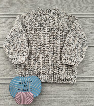 Quinn Baby sweater and Hat 18"-22" chest size