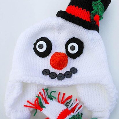 Snowman Hat Knit