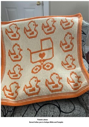 Oh Baby Baby Baby Blanket Overlay Mosaic Crochet Pattern